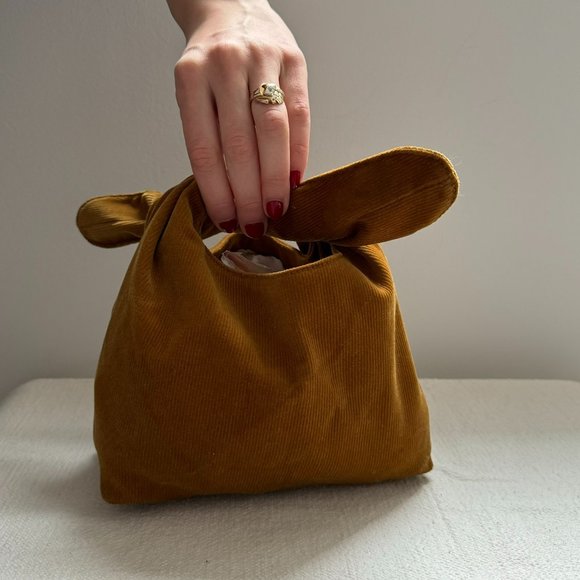 Merit Handbags - MERIT - BROWN CORDUROY - BRAND NEW BAG